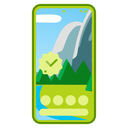 Mobile phone and National park