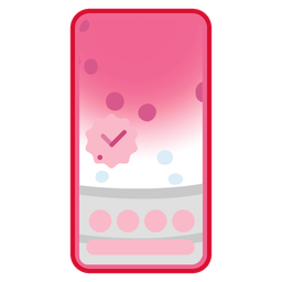 Mobile phone and Shaved ice