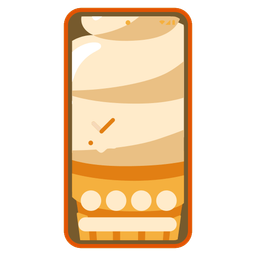 Mobile phone and Soft ice cream