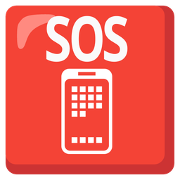 Mobile phone and SOS button
