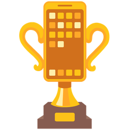 Mobile phone and Trophy