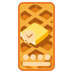 Mobile phone and Waffle