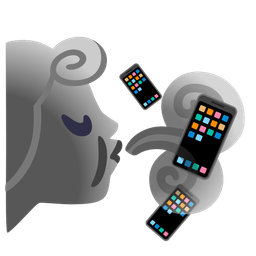 Mobile phone and Wind face