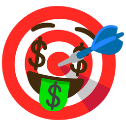 money-mouth face and bow and arrow