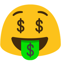 money-mouth face and magic wand