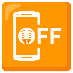 money-mouth face and mobile phone off