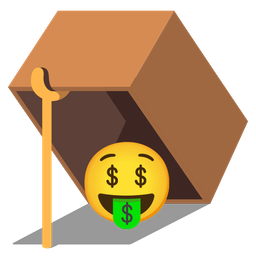 money-mouth face and mouse trap