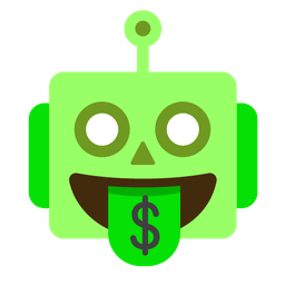 money-mouth face and robot