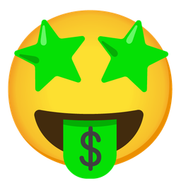 Money-mouth face and Star-struck