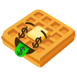 money-mouth face and waffle