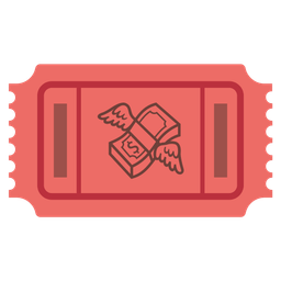 money with wings and admission tickets