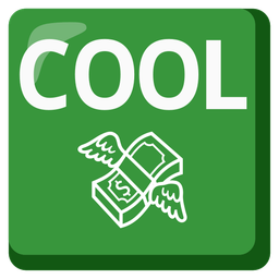 money with wings and COOL button