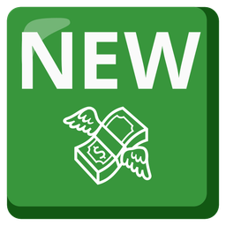money with wings and NEW button
