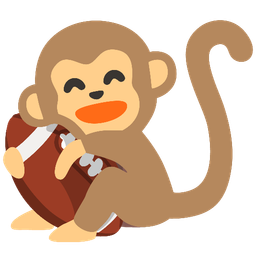 Monkey face and American football