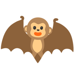 Monkey face and Bat