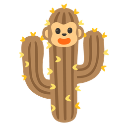 Monkey face and Cactus