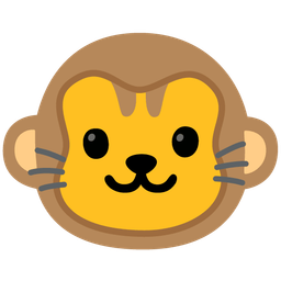 Monkey face and Cat face