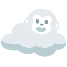 Monkey face and Cloud