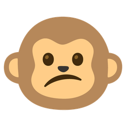 Monkey face and Confused face
