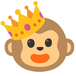 Monkey face and Crown
