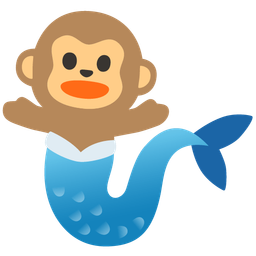 Monkey face and Fish