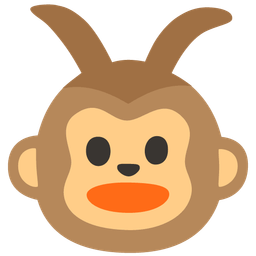 Monkey face and Goat