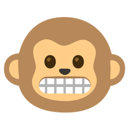 Monkey face and Grimacing face