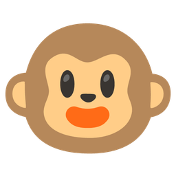 Monkey face and Grinning face with big eyes