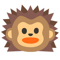 Monkey face and Hedgehog