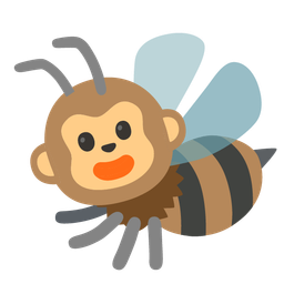 Monkey face and Honeybee