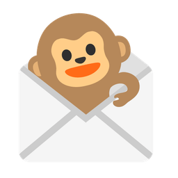 monkey face and love letter