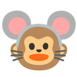 Monkey face and Mouse face