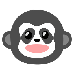 Monkey face and Panda