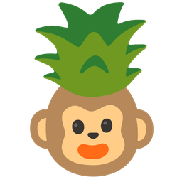 Monkey face and Pineapple