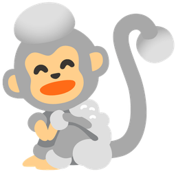 Monkey face and Poodle