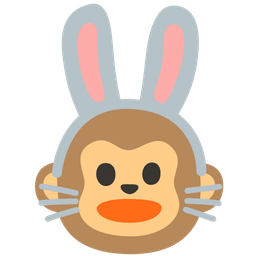 Monkey face and Rabbit face