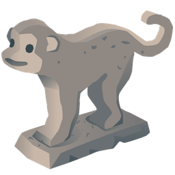 Monkey face and Rock