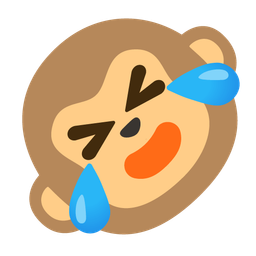 Monkey face and Rolling on the floor laughing