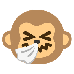 Monkey face and Sneezing face