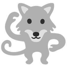 Monkey face and Wolf