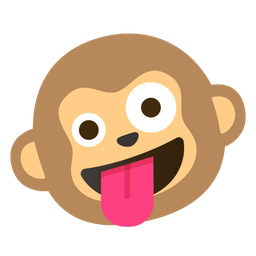 Monkey face and Zany face