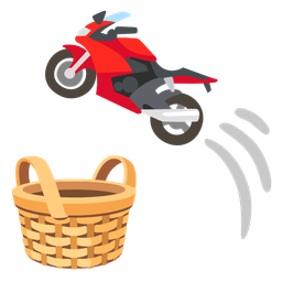 motorcycle and basket