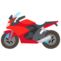 motorcycle and downcast face with sweat