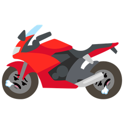 motorcycle and face exhaling