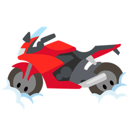 motorcycle and face in clouds