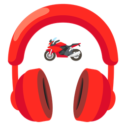 motorcycle and headphone