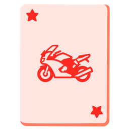 motorcycle and joker