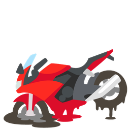 Motorcycle and Melting face