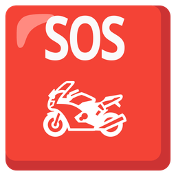 motorcycle and SOS button