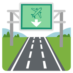 motorway and airplane